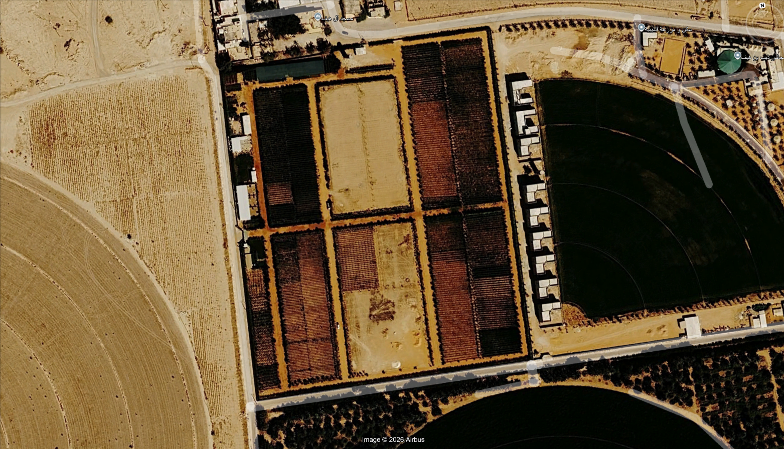 Farm satellite map